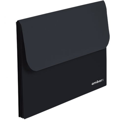 Bolsa Arq Ext PP A4 Ambar Ideas Preto , Ambar , 6161700240014 , 5601199175767